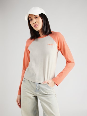 Superdry Shirt 'Essential' in Orange: predná strana