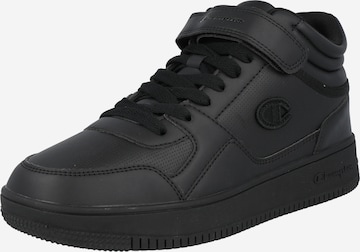 Champion Authentic Athletic Apparel High-Top Sneakers 'REBOUND' in Black: front
