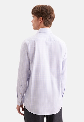 SEIDENSTICKER Regular Fit Businesshemd 'Karo' in Beige