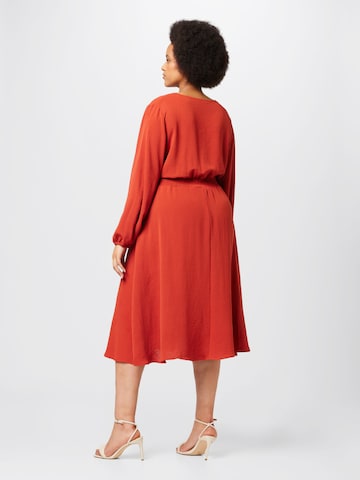 ABOUT YOU Curvy Dress 'Hailey' in Red