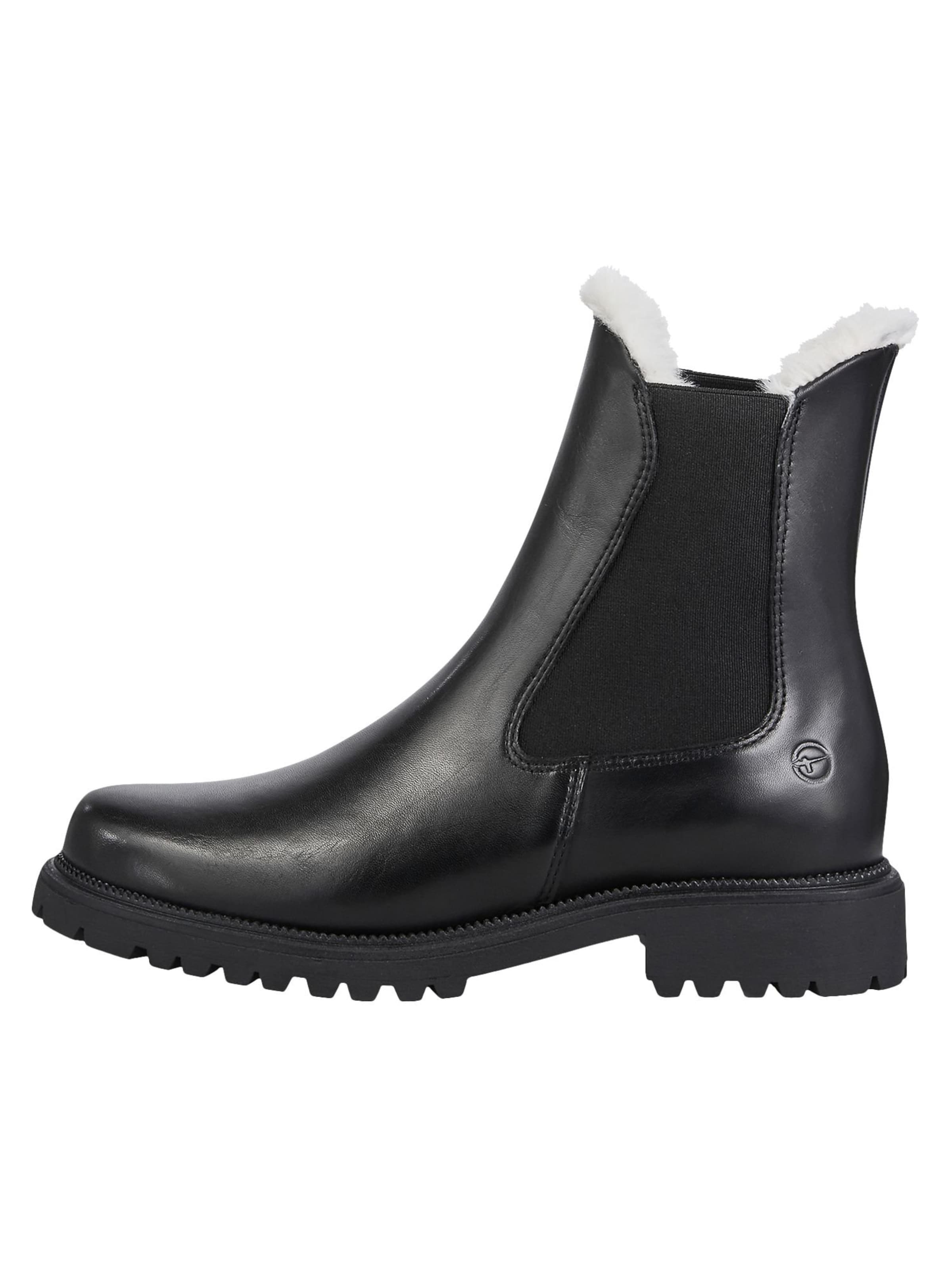 Tamaris Chelsea Boots en noir, Vue avec produit