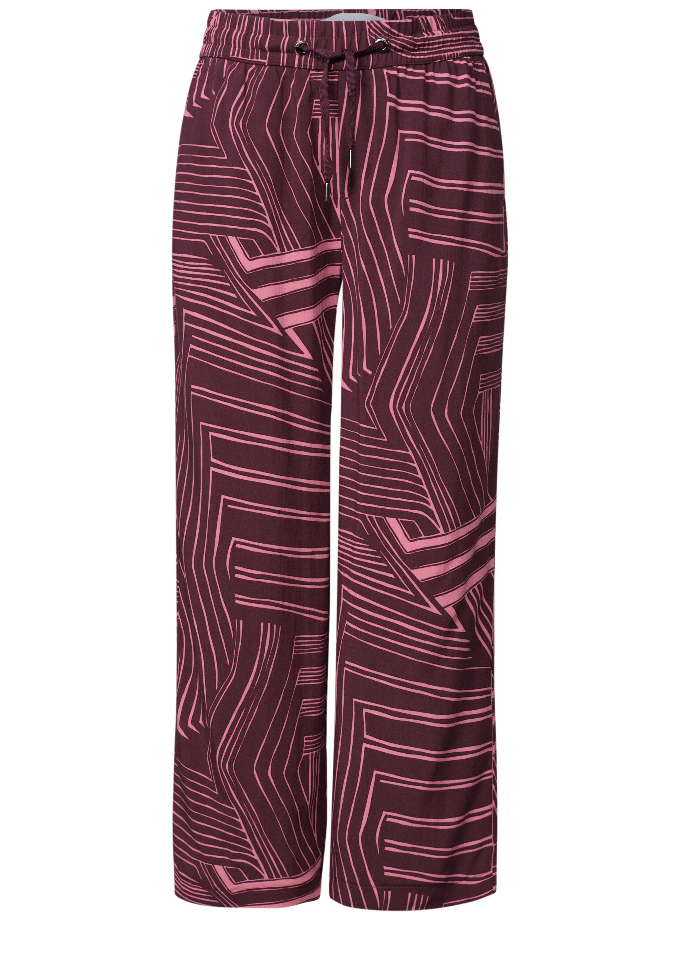 STREET ONE Pants in Pink: front