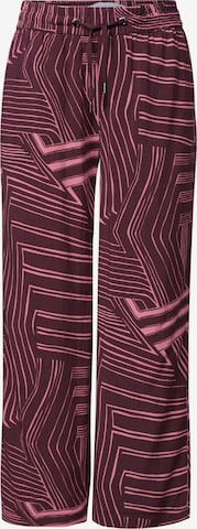 STREET ONE Pants in Pink: front