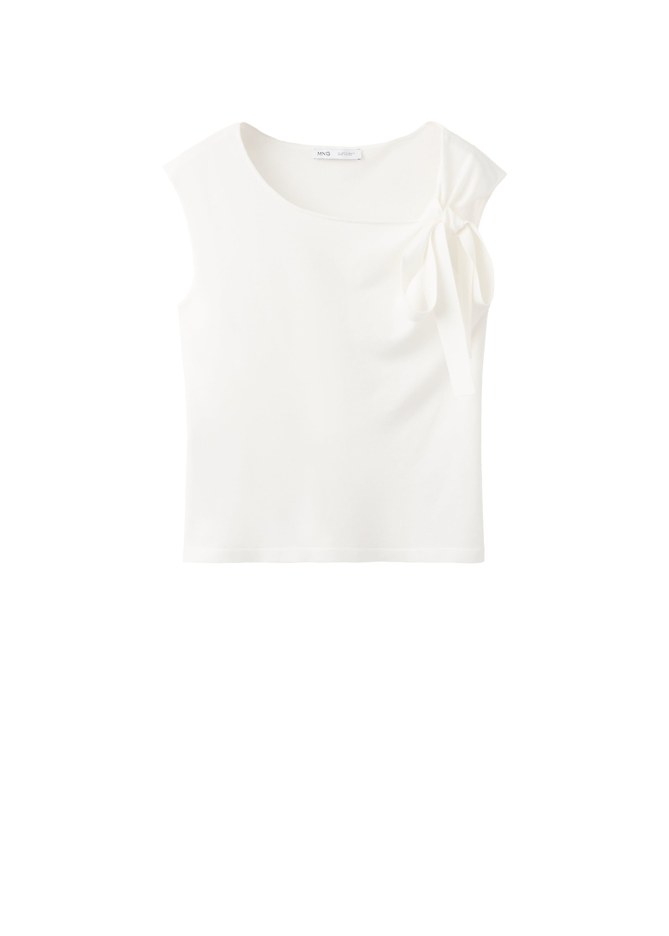 Top in maglia 'COQUETTE' in XS MANGO di colore bianco, Visualizzazione prodotti