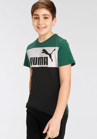 PUMA T-Shirt 'Essentials+' in Grün