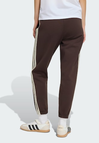 Effilé Pantalon de sport 'Stadium' ADIDAS SPORTSWEAR en marron