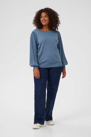 Pull-over 'Loni' KAFFE CURVE en bleu