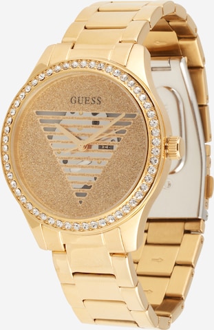 Montre à affichage analogique 'Lady Idol' GUESS en or : devant