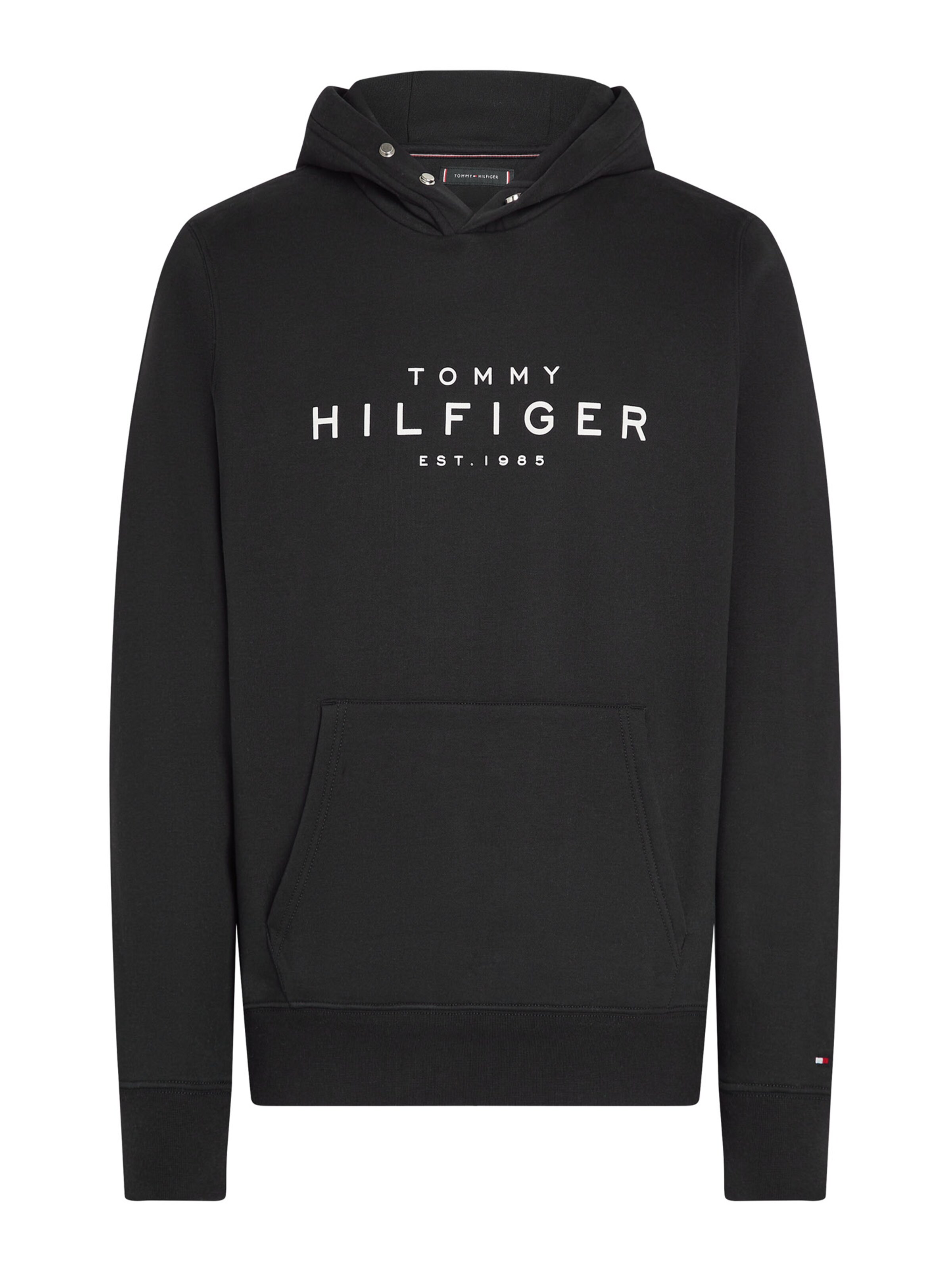 TOMMY HILFIGER Sweatshirt in Black: front
