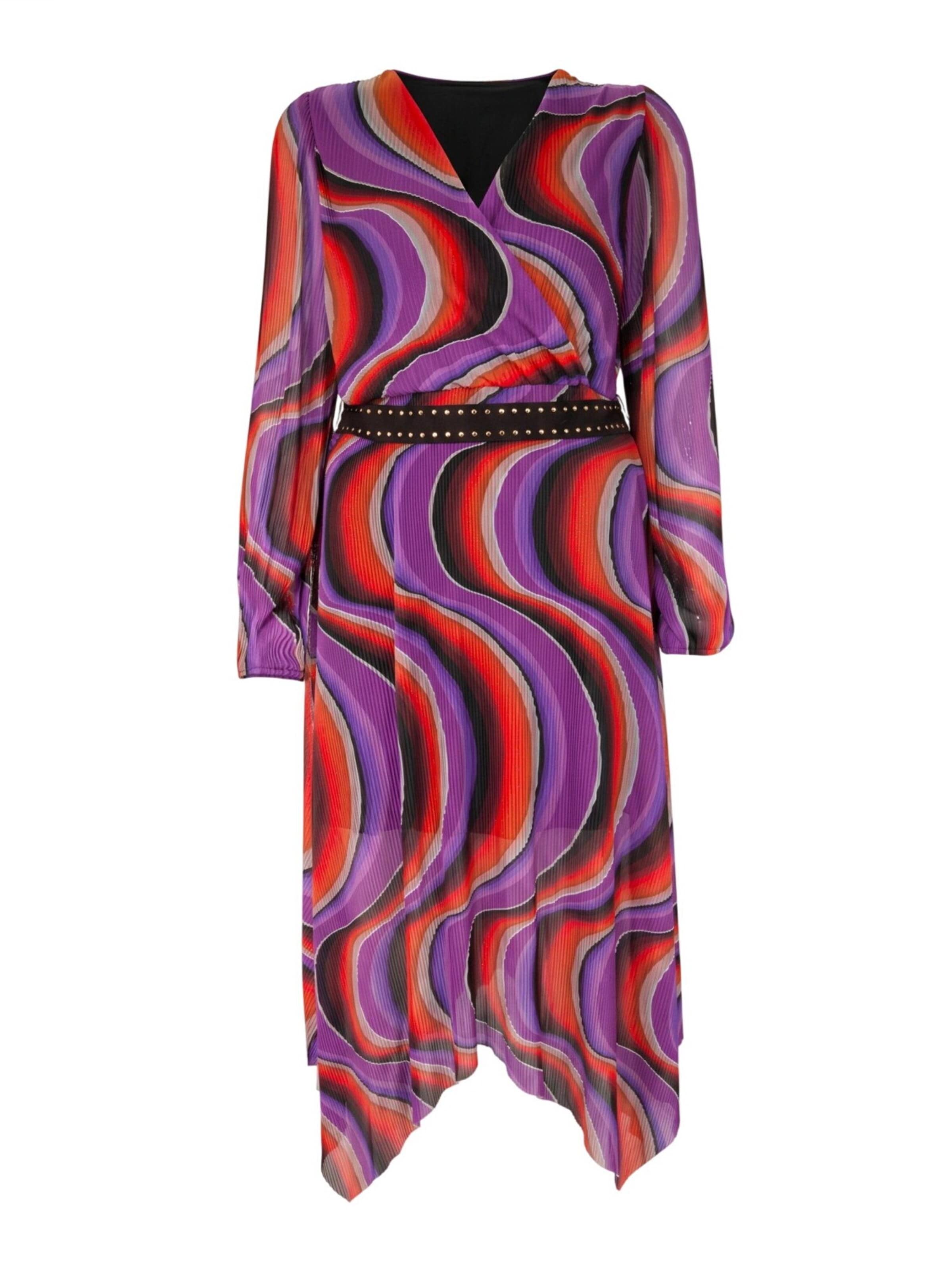 Shape Of You Dress in Purple: front