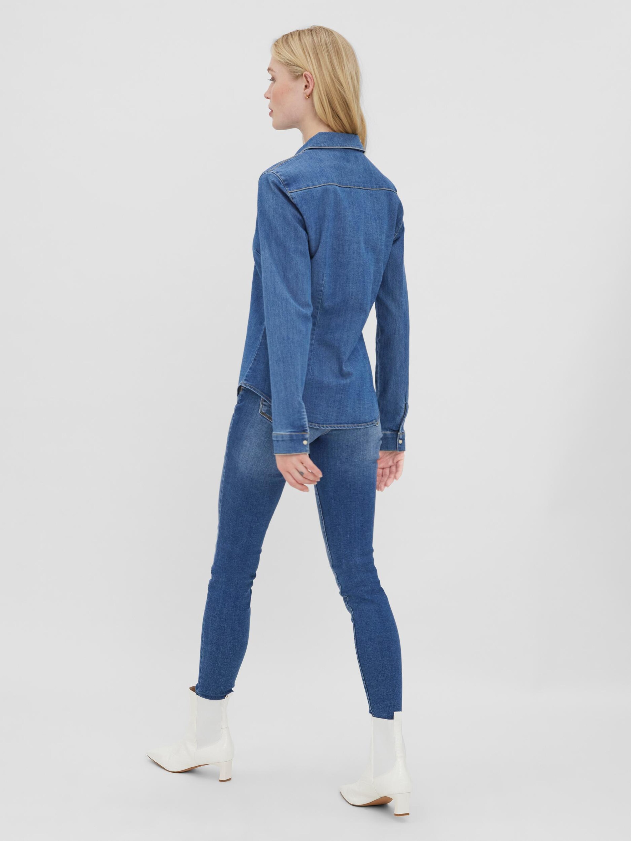 Frauen Große Größen VERO MODA Bluse 'Sea' in Blau - PL85488 Frauen Große Größen VERO MODA Bluse 'Sea' in Blau - PL85488