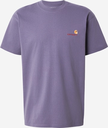 lillā Carhartt WIP T-Krekls 'American Script': no priekšpuses