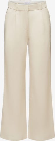 ESPRIT Bandplooibroek in Beige: voorkant