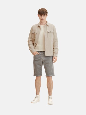 TOM TAILOR Regular Shorts 'Josh' in Grau