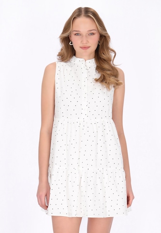 Robe-chemise 'Young Fashion' MYMO en blanc : devant