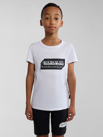 T-Shirt NAPAPIJRI en blanc : devant