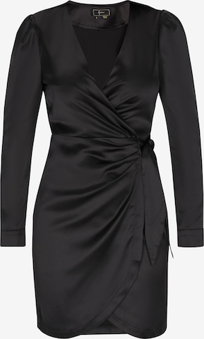 faina Jurk in Zwart: voorkant