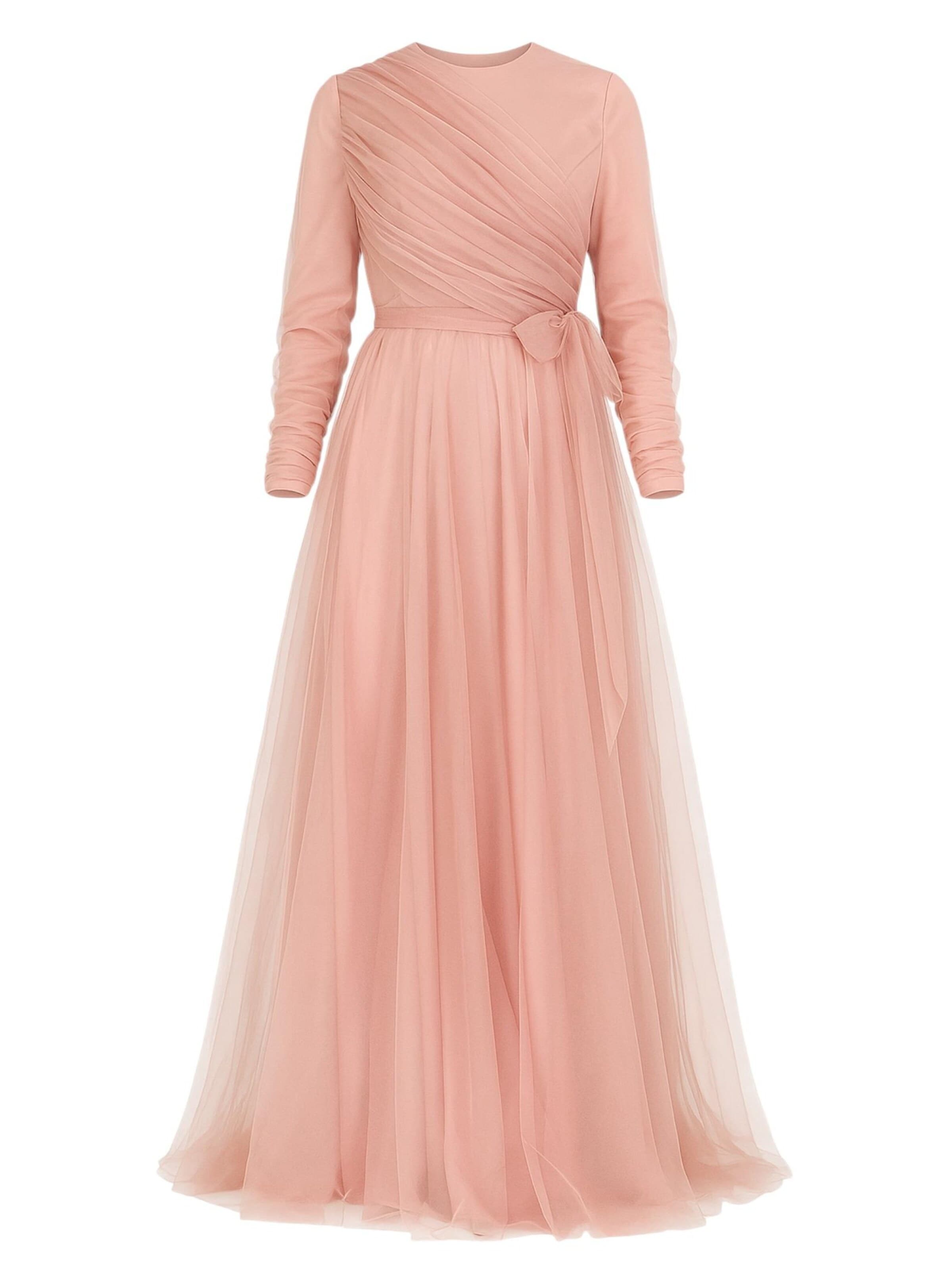 fashionshowcase Evening Dress 'INCI' in Pink: front