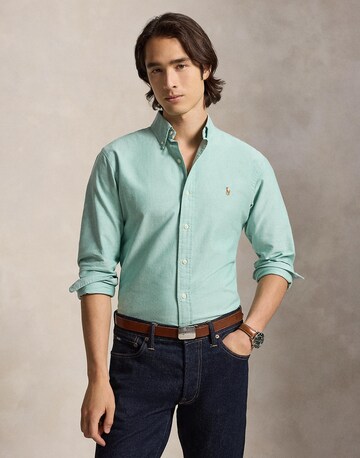 Polo Ralph Lauren Regular fit Риза в зелено: отпред