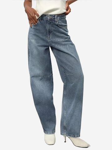 Hiccup Baggy Jeans in Blauw: voorkant