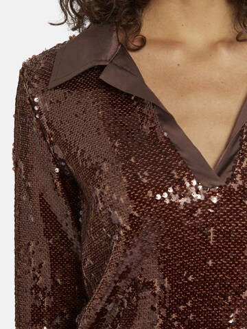 Nicowa Shirt 'ORIWILO' in Bruin