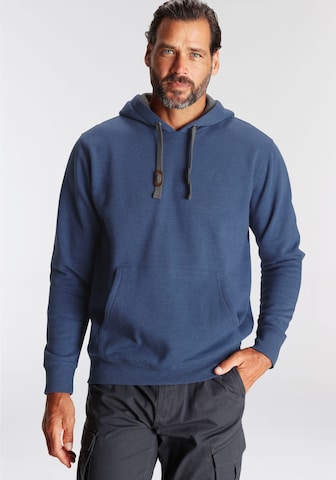 Man's World Sweatshirt in Blue: front