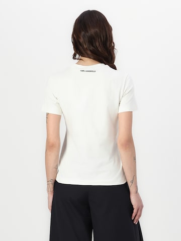 Karl Lagerfeld T-Shirt 'Ikon' in Beige