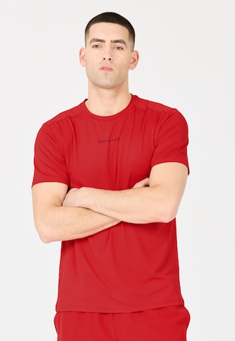 T-Shirt fonctionnel 'Loker' ENDURANCE en rouge : devant