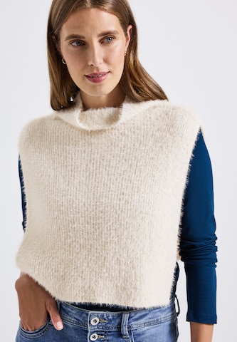 STREET ONE Poncho in Weiß: Vorderseite