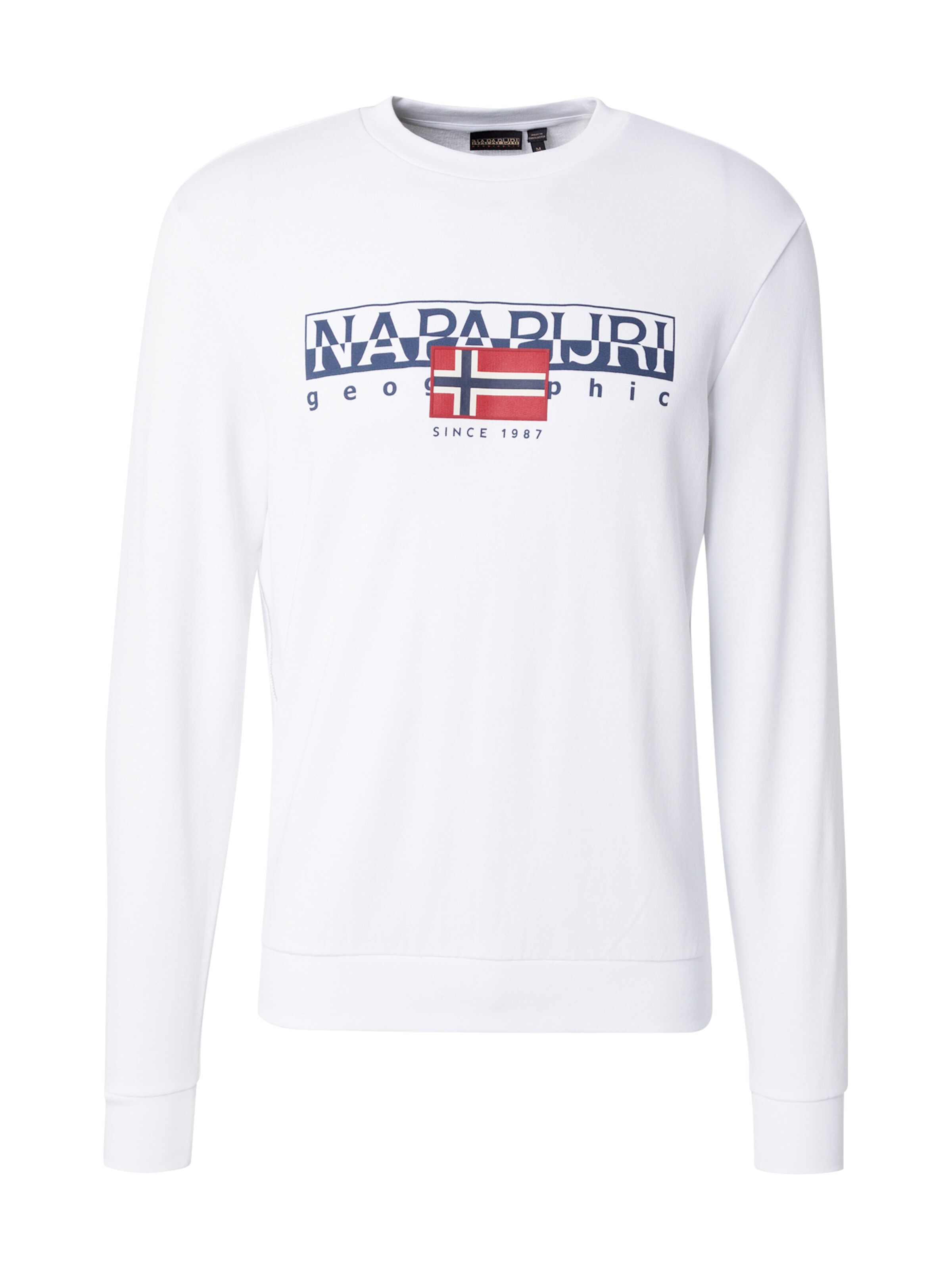 NAPAPIJRI Mikina 'Aylmer' - Biela: predná strana