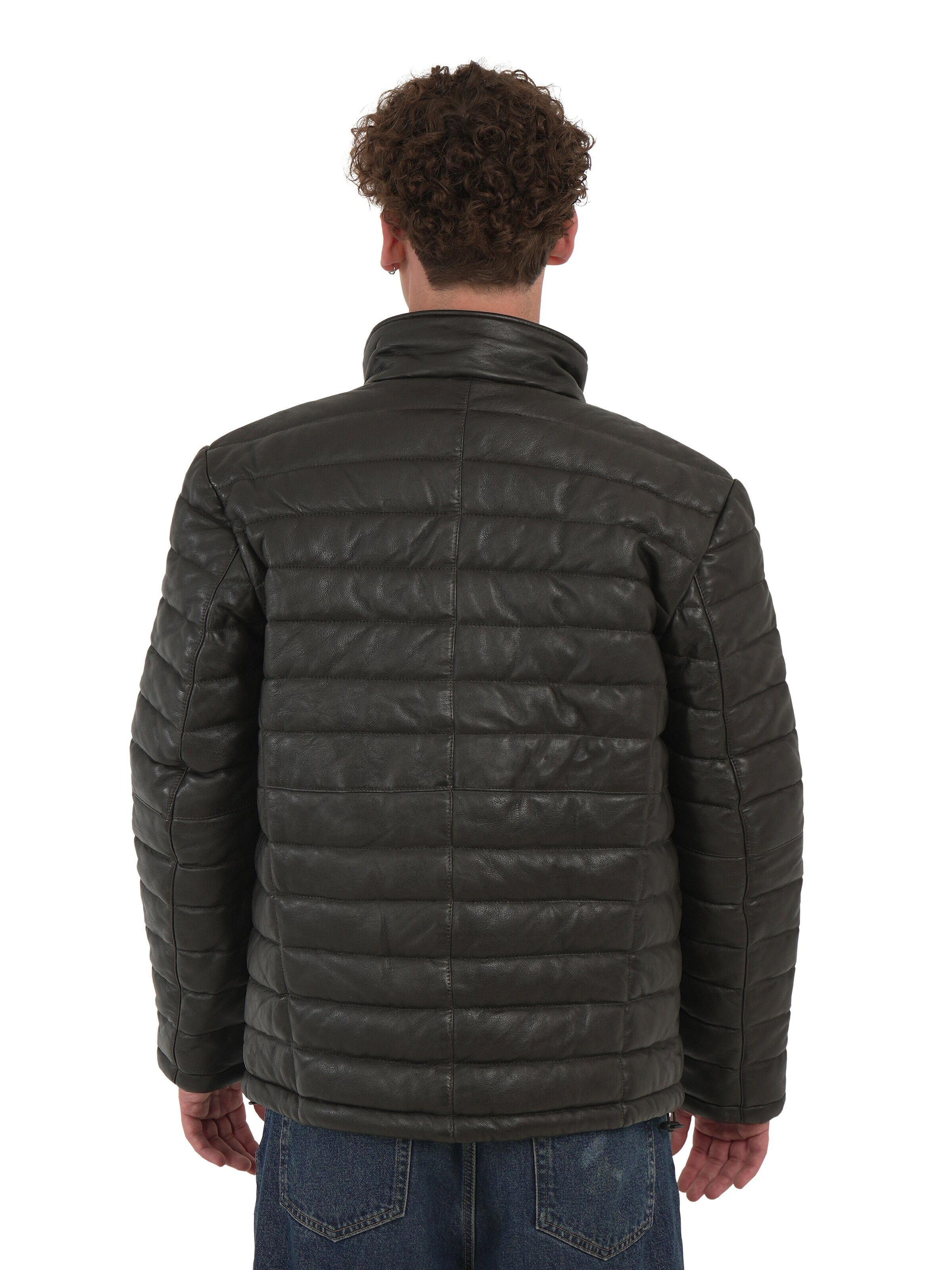 Giacca di mezza stagione 'Arctic Puffer' di Chic and Clicks in marrone