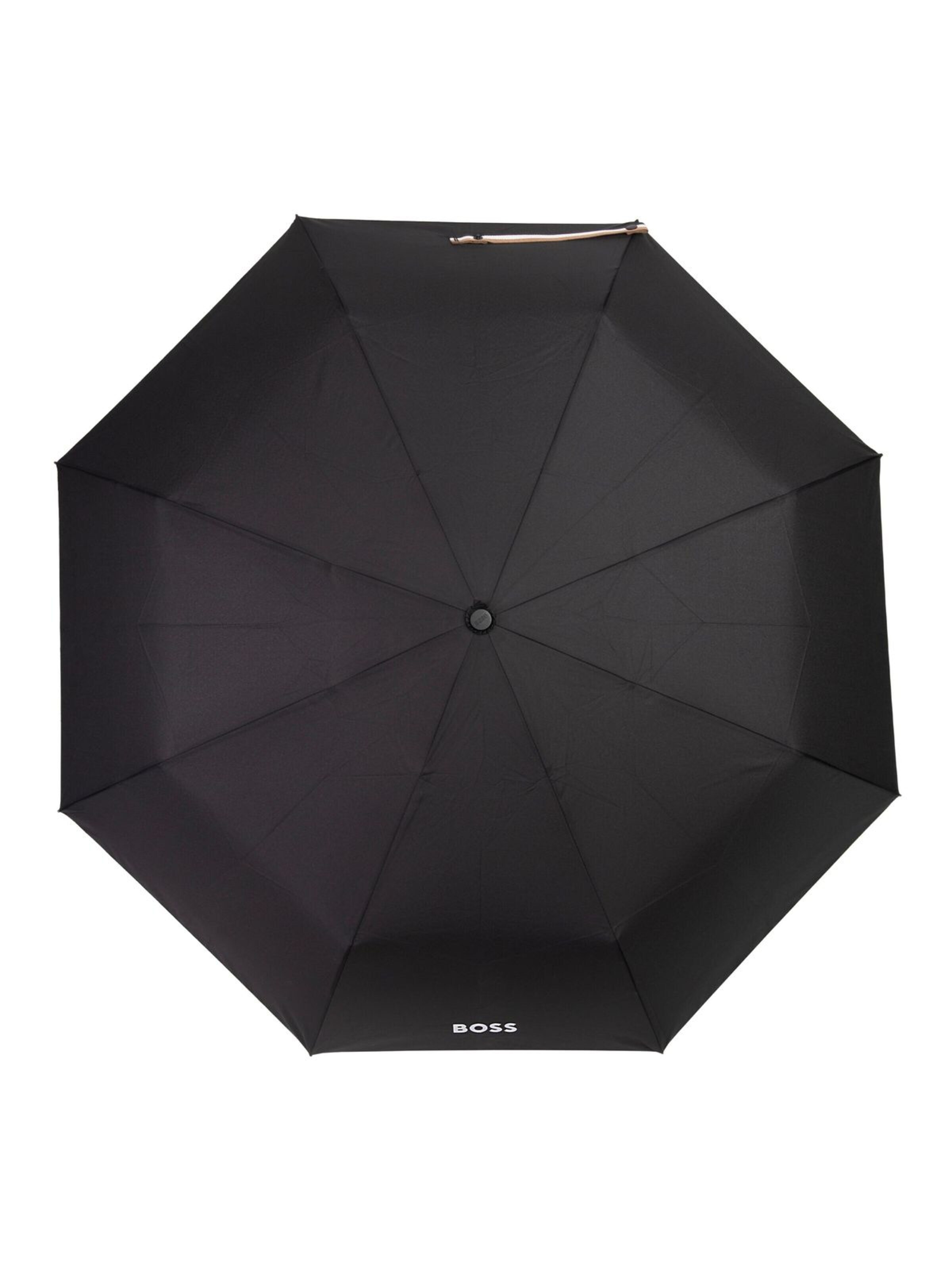 BOSS Paraplu 'Umbrella Mini Iconic' in Zwart