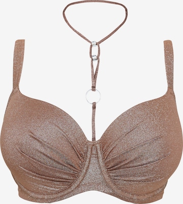 SugarShape Bikinitoppi 'VALENCIA' värissä pronssi: etupuoli