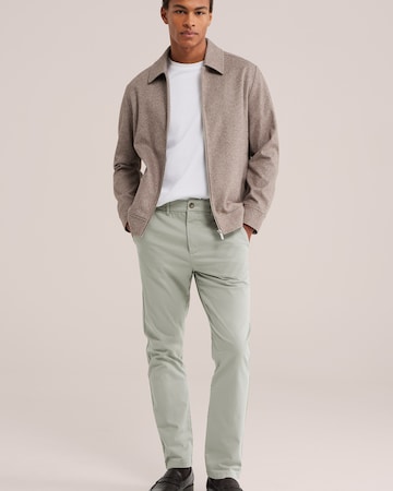 WE Fashion - regular Pantalón chino en verde