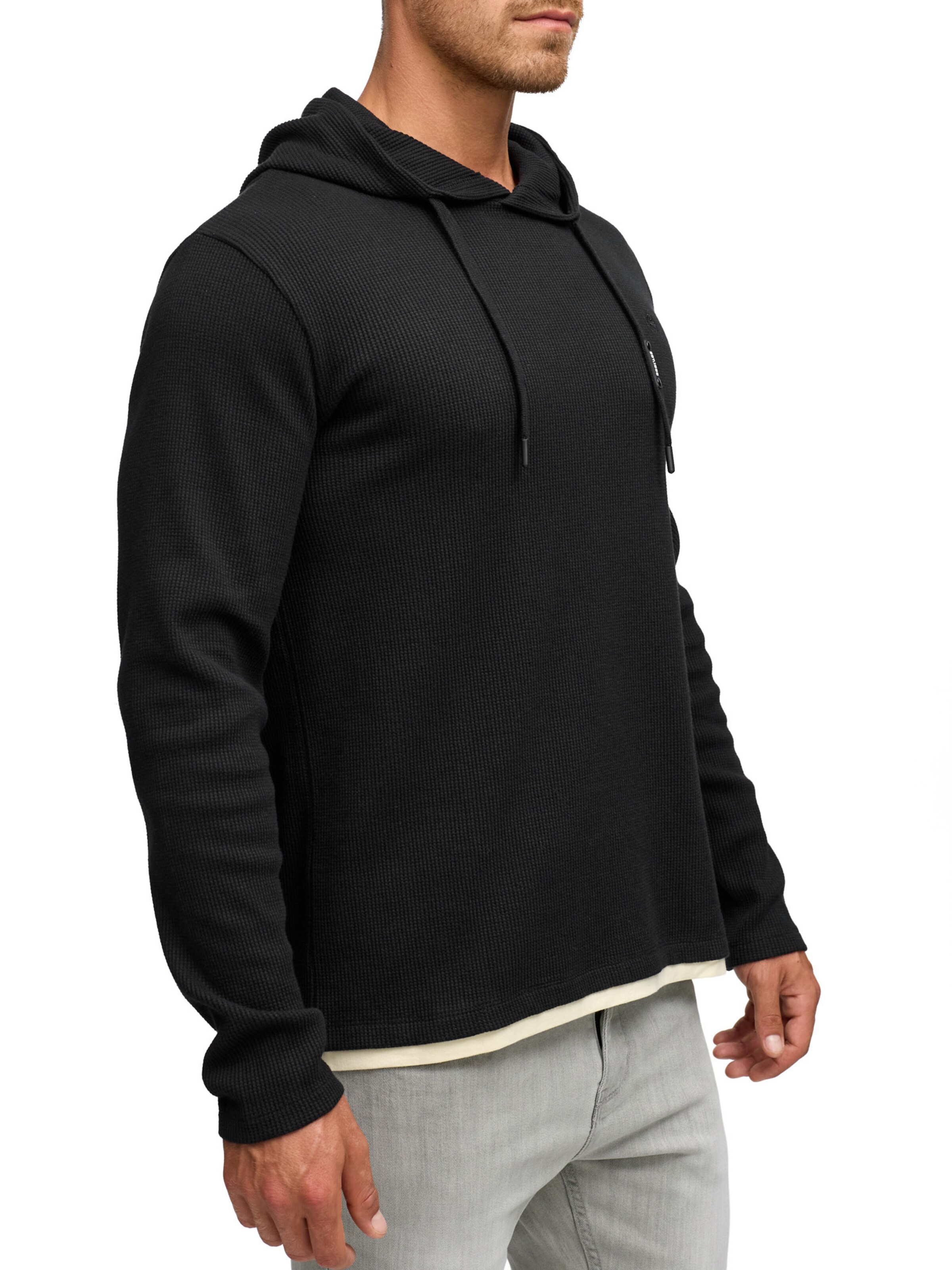 INDICODE JEANS Sweater in Black