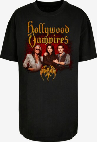 Merchcode Oversized Shirt 'Hollywood Vampires - Group Photo' in Black: front