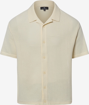 Fit confort Chemise 'Eric' Nils Sundström en beige : devant