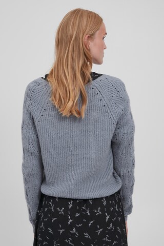 b.young Strickpullover 'BYOMIKKA JUMPER' in Grau