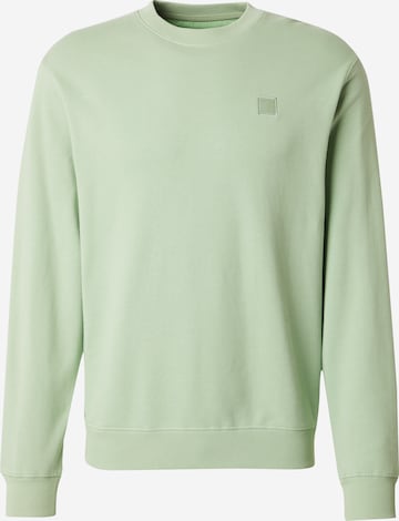 SCOTCH & SODA Sweatshirt 'Seasonal Core' in Grün: Vorderseite