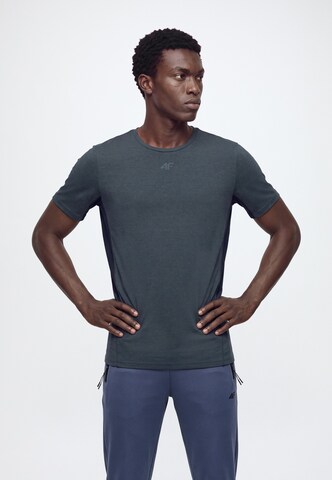 4F - regular Pantalón deportivo 'FNK' en azul