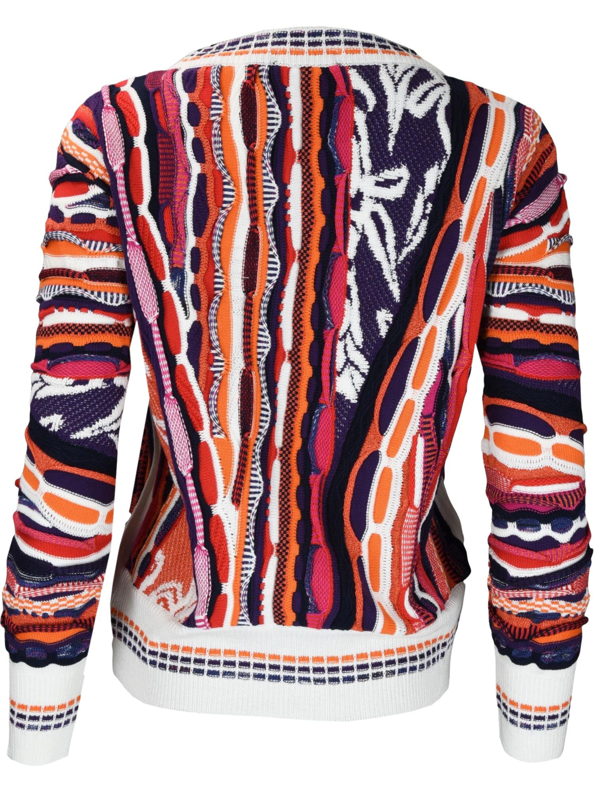 Pull-over 'Castagnetti' Carlo Colucci en mélange de couleurs