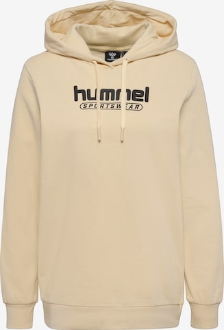 Hummel Athletic Sweatshirt in Beige: front