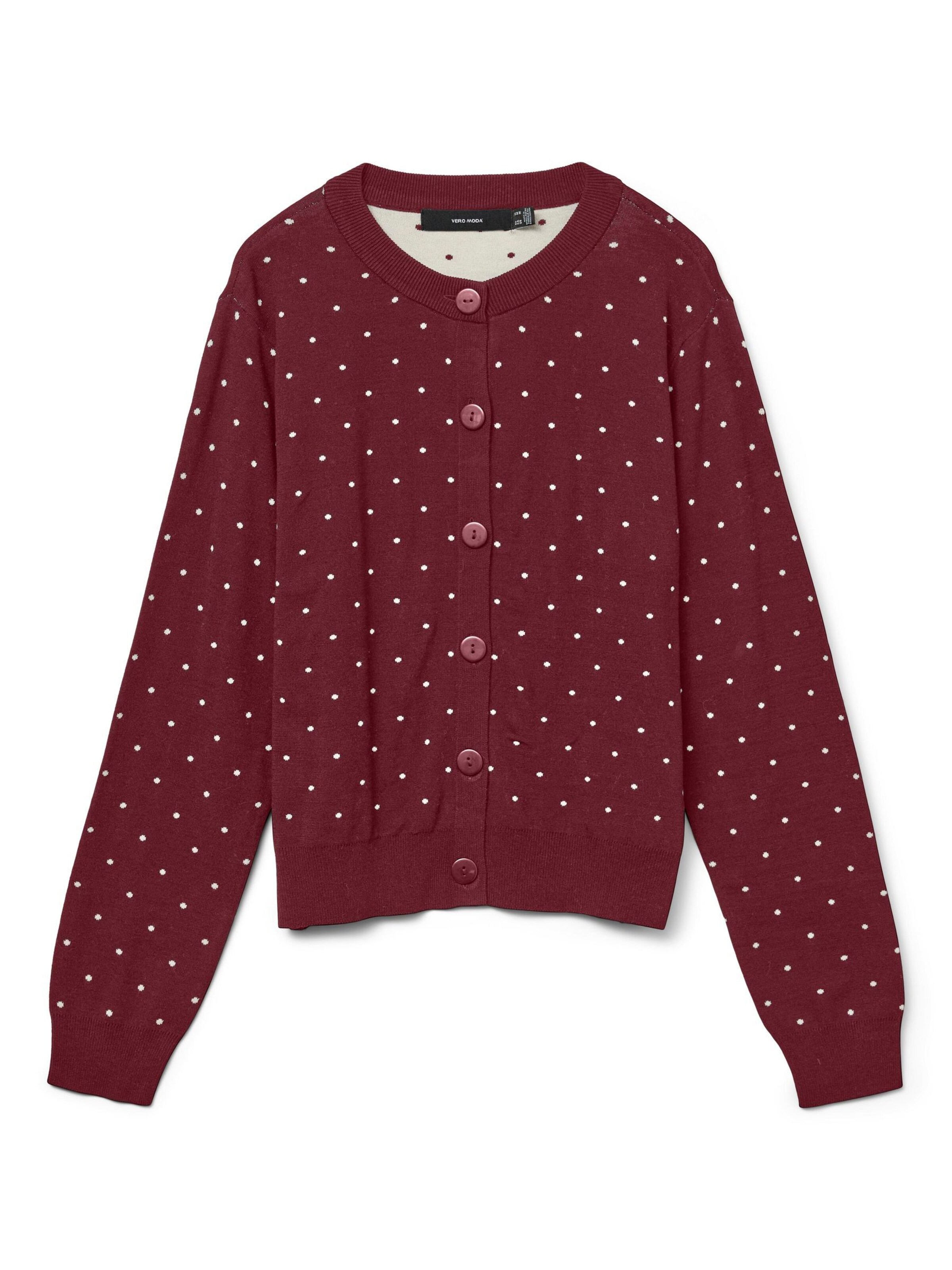 Cardigan VERO MODA en rouge : devant