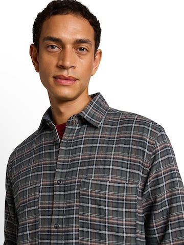 TOM TAILOR Regular Fit Hemd in Grau