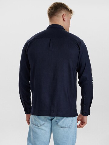 Dxnmxrk Shirt 'DXEggert' in Blau