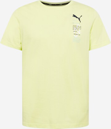PUMA Koszulka funkcyjna 'NEYMAR' w kolorze żółty: przód