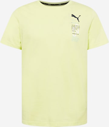 PUMA - Camisa funcionais 'NEYMAR' em amarelo: frente