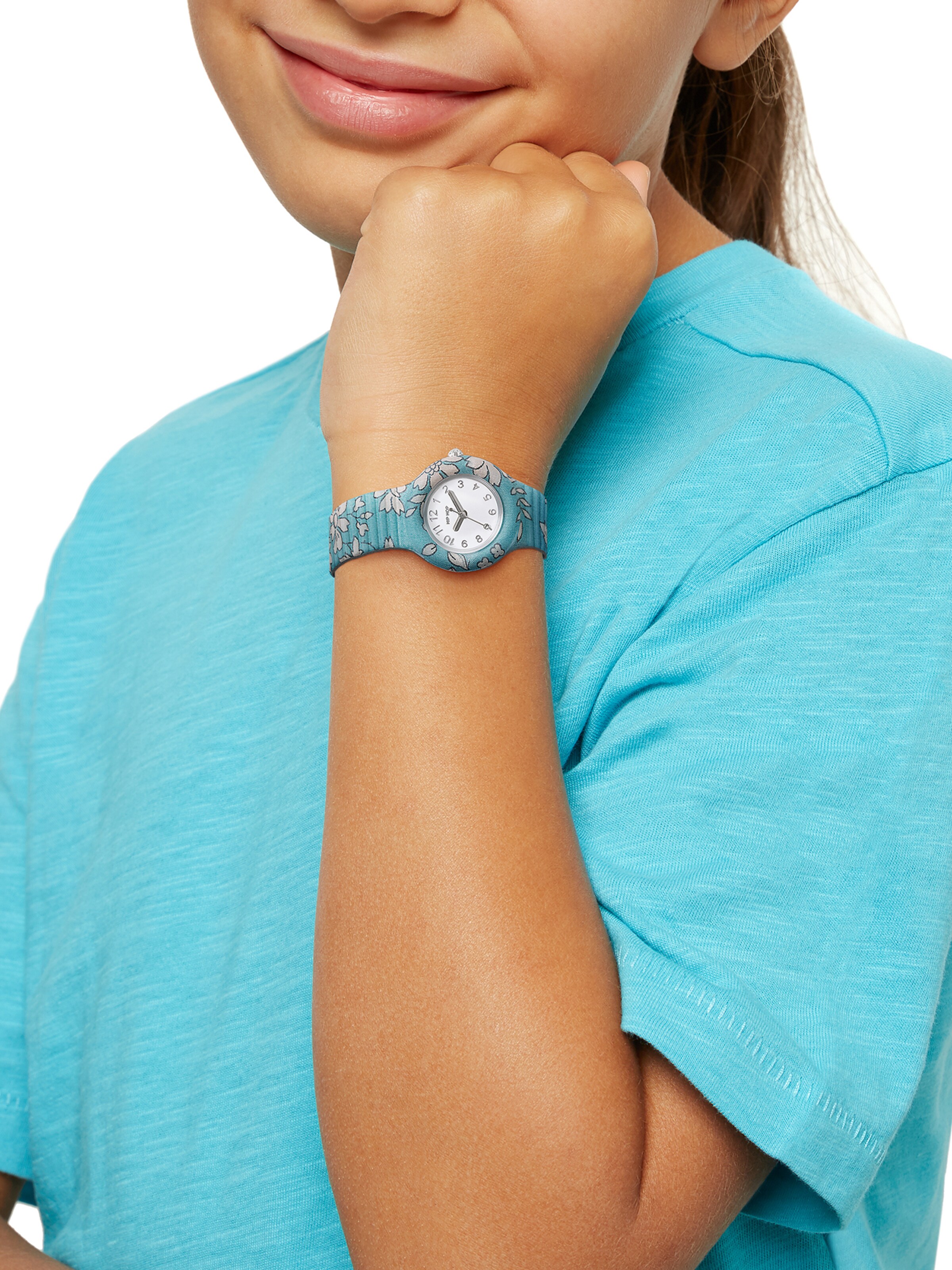 Orologio analogico 'Winter Blosom' di Hip Hop in blu