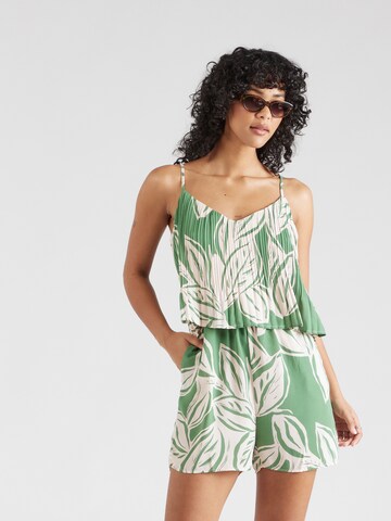 ONLY Jumpsuit 'ONLALMA LIFE POLY' in Groen: voorkant