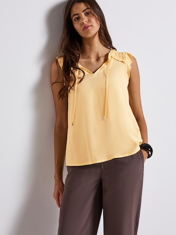 STREET ONE Blouse in Yellow: front